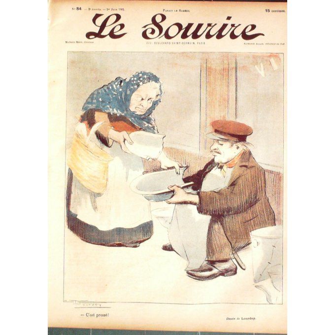Le Sourire 1901 n°084 LOURDEY HUARD VILLEMOT REDON THONEN VILLEMOT