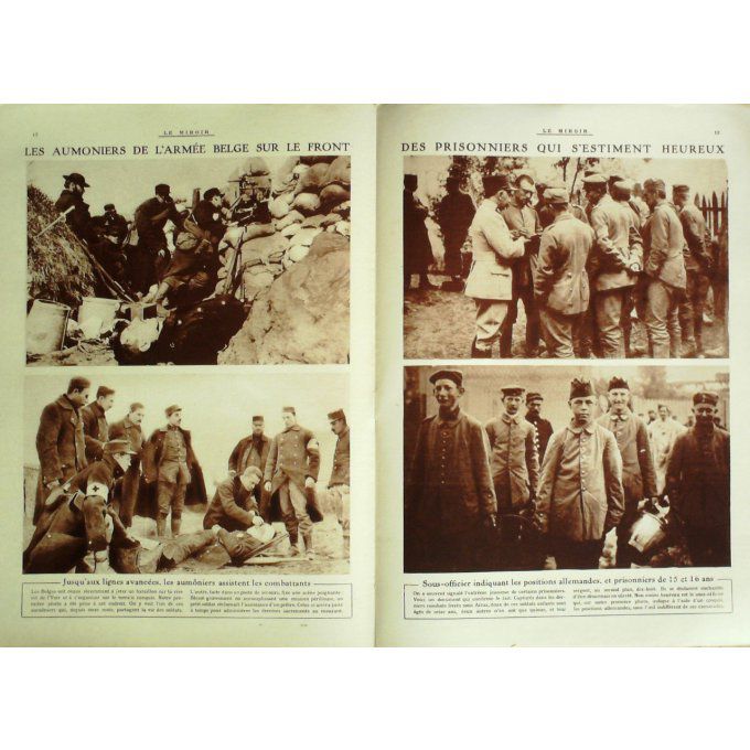 Le Miroir 1915 n° 084 ARRAS(62) RIETZ AIX NOULETTE CHAUVONCOURT