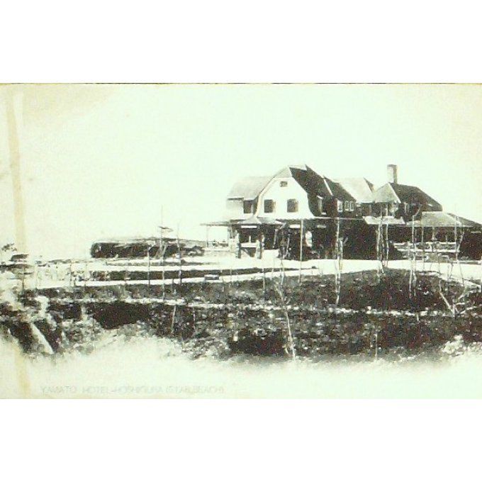 Cpa Japon Hoshigura Hôtel Yamato 1920