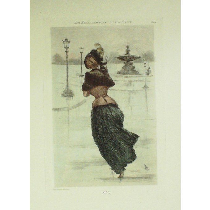 Mode Féminine époque 1884 (H.Boutet)