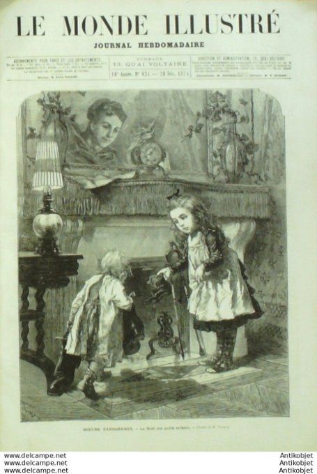 Le Monde illustré 1874 n°924 Nédélec (29) Berlin procès d'Arnim nouvel Opéra