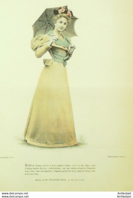 La Mode pratique 1894 # 25 Robe de lainage