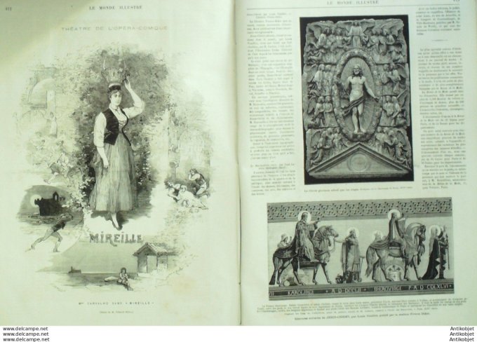 Le Monde illustré 1874 n°924 Nédélec (29) Berlin procès d'Arnim nouvel Opéra