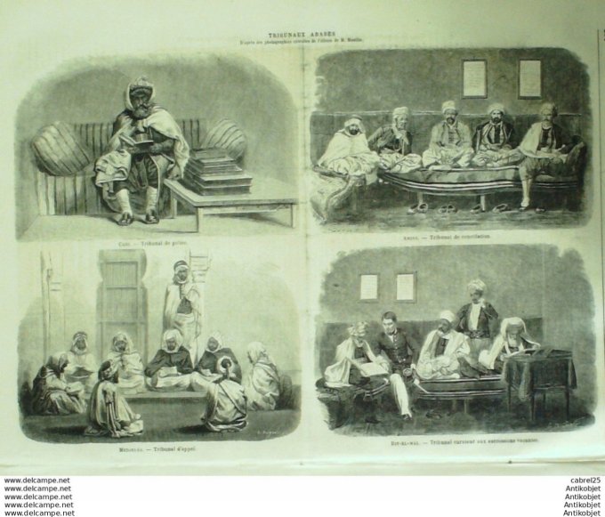 Le Monde illustré 1860 n°154 Annecy (73) Chartres (28) Italie Megnegnano Medjeles