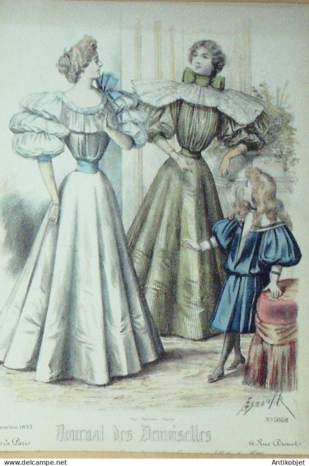 Journal de Demoiselles 1895 # 5058 (Maison Pariselle)