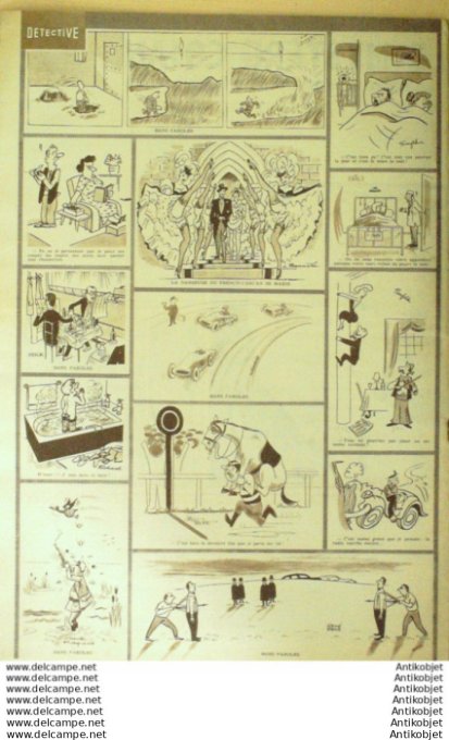 Détective 1956 # 542 Esquennoy Liévin Rieux La Flèche La Souterraine