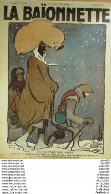 La Baionnette 1919 # 184 (Nouveaux Rois Mages) Robinson Bofa Sat Colombier