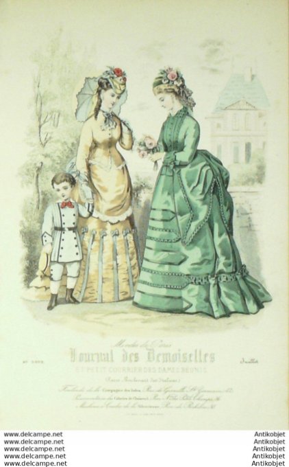 Journal de Demoiselles 1872 # 3899