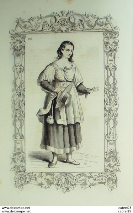 Italie GENES Dame noble 1859