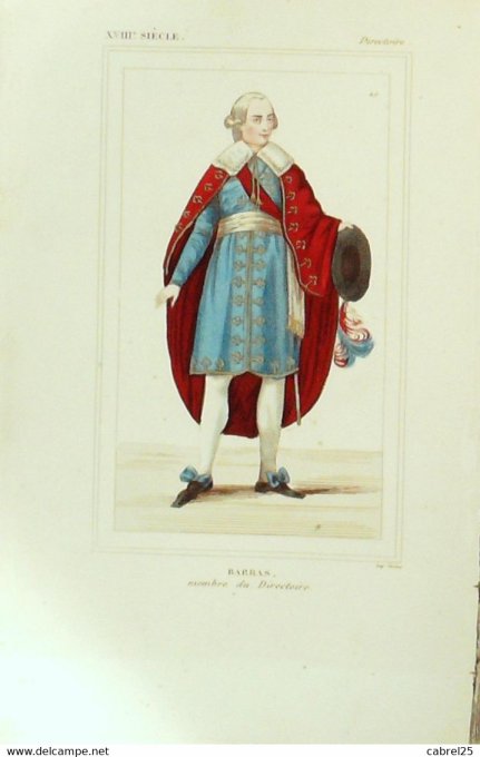 Barbas Membre Du Directoire 18ème 1852