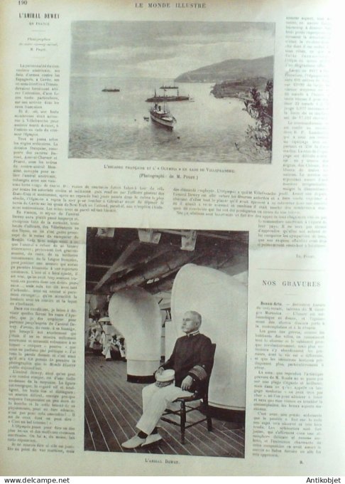 Le Monde illustré 1899 n°2214 Portugal Oporto fort Chabrol Rennes (35) Dreyfus