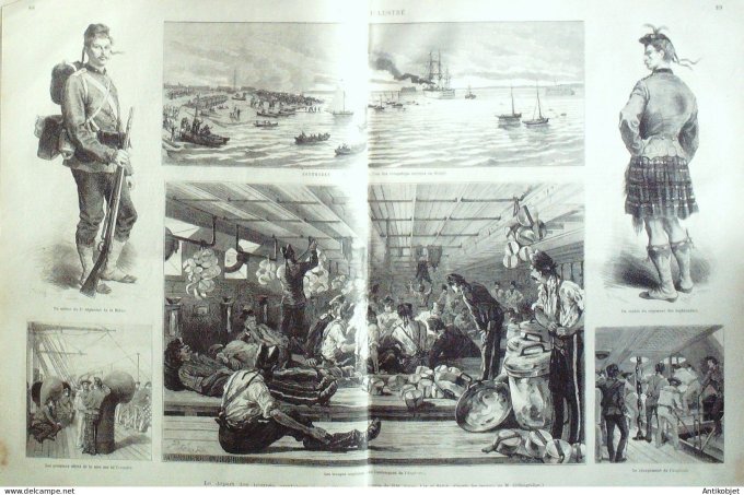 Le Monde illustré 1877 n°1061 Bourges (18) Roumanie Tirnova