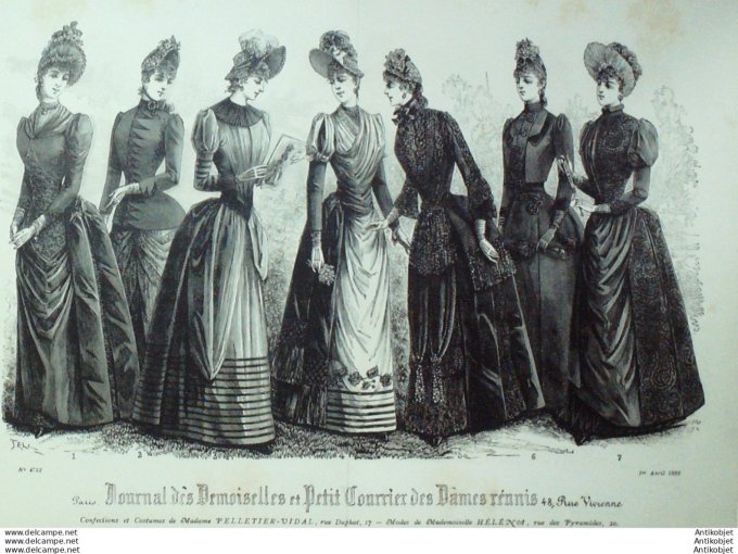 Journal des Demoiselles & Dames réunis 1889 # 4723