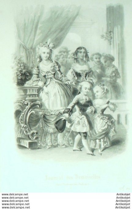 Journal de Demoiselles 1855 # 02b Travestissements enfants