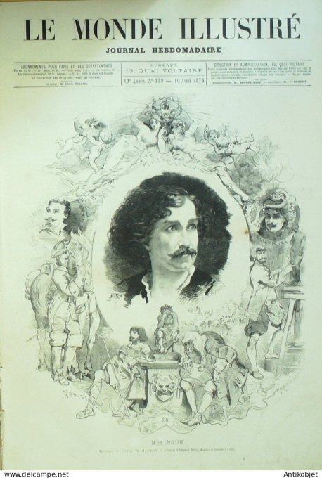 Le Monde illustré 1874 n°939 Angleterre Hyde-Park Tichborn Fontainebleau (77)