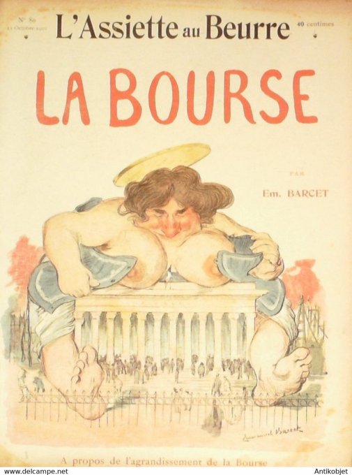 L'Assiette au beurre 1902 n° 80 La bourse Bercet Emmanuel