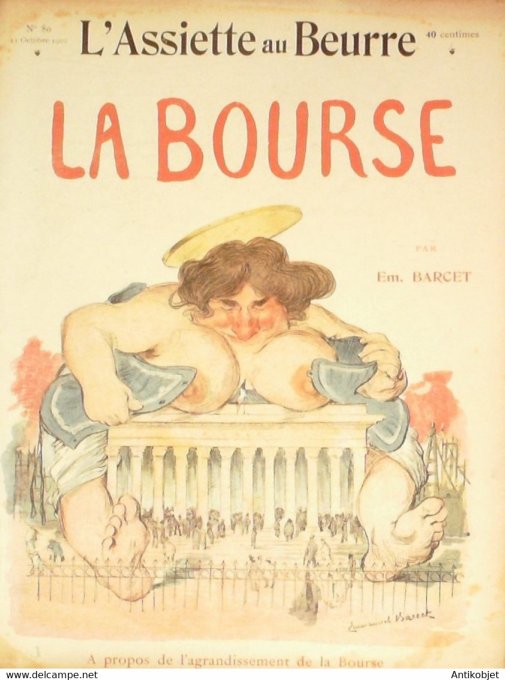 L'Assiette au beurre 1902 #  80 La bourse Bercet Emmanuel