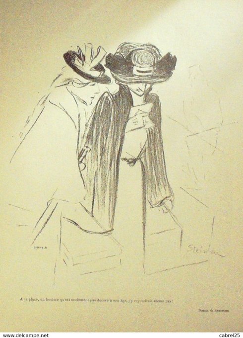 Le Rire 1896 n° 61 Forain Steinlen Léandre Métivet Dulac  Duke Eloy Vincent