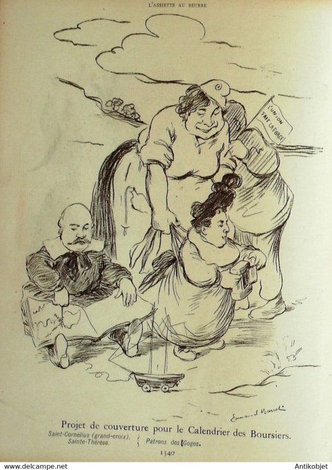 L'Assiette au beurre 1902 #  80 La bourse Bercet Emmanuel
