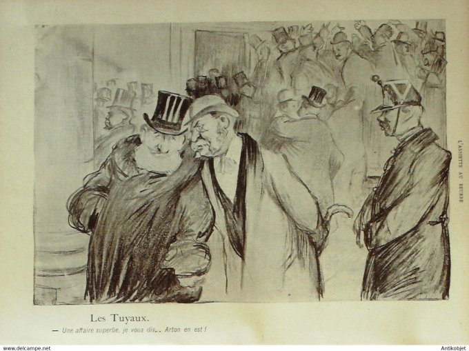 L'Assiette au beurre 1902 #  80 La bourse Bercet Emmanuel