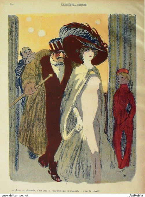 L'Assiette au beurre 1910 n°508 Messes de minuit et Réveillons Grandjouan Delannoy