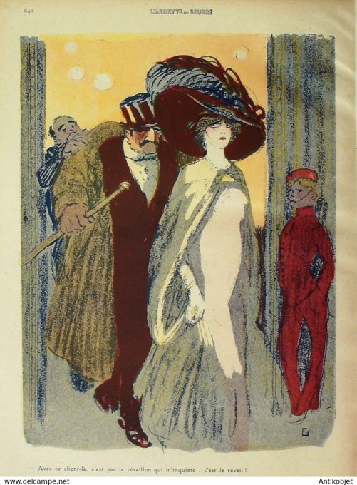 L'Assiette au beurre 1910 # 508 Messes de minuit et Réveillons Grandjouan Delannoy