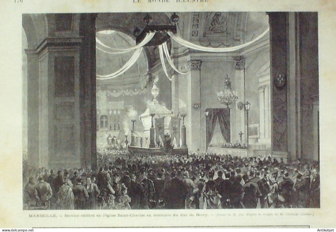 Le Monde illustré 1874 n°883 Hongrie guerre 1818 Napoléon III tombeau Marseille (13) Espagne Bilbao