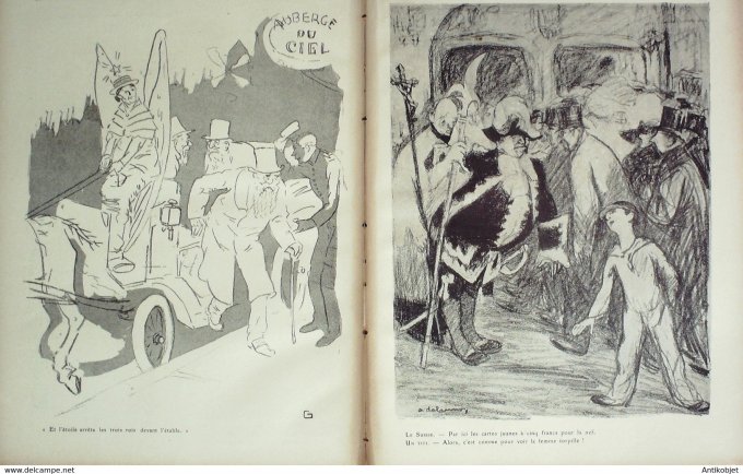 L'Assiette au beurre 1910 n°508 Messes de minuit et Réveillons Grandjouan Delannoy