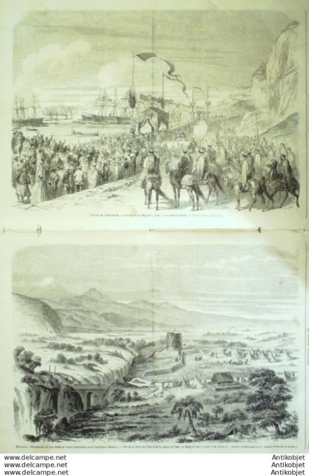 Le Monde illustré 1865 n°425 Ivry-sur-Seine (94) Mexico Meaux (77) Montmorency (95) Algérie El Kebir