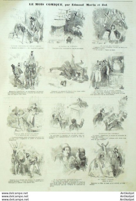 Le Monde illustré 1865 n°425 Ivry-sur-Seine (94) Mexico Meaux (77) Montmorency (95) Algérie El Kebir