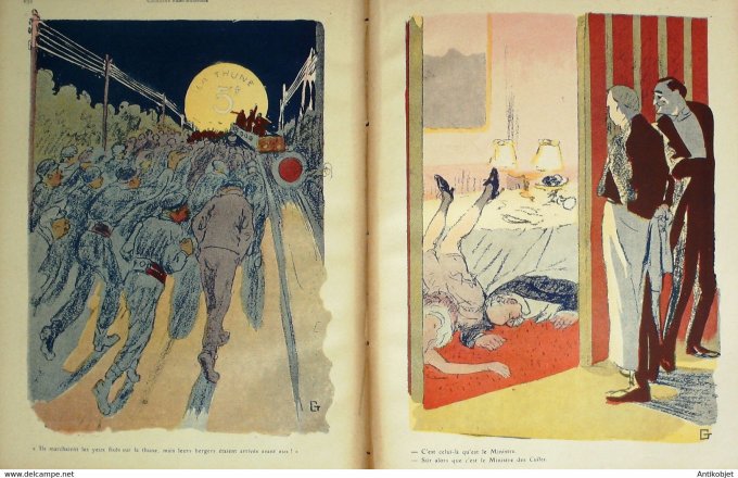 L'Assiette au beurre 1910 # 508 Messes de minuit et Réveillons Grandjouan Delannoy