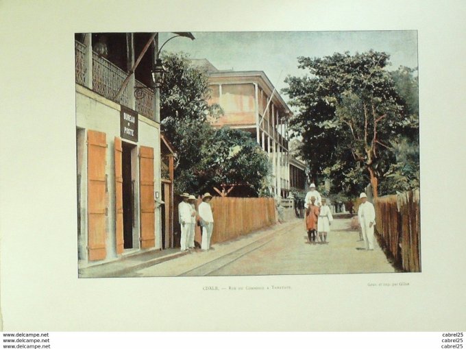 Madagascar TAMATAVE rue du commerce