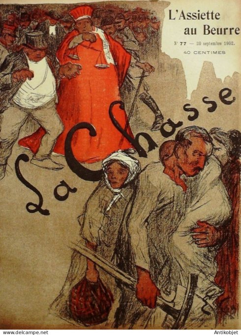 L'Assiette au beurre 1902 #  77 La chasse Guy Cadel
