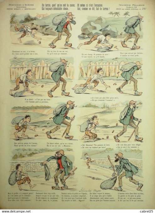 Un Larcin Est Toujours Detestable (Pellerin d'epinal) Blanchet Magon