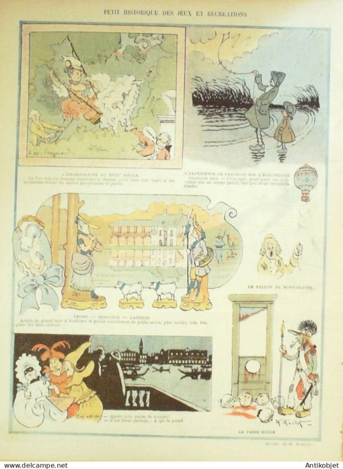 Le Rire 1904-06-25 #  73 Journal humoristique Ed.Originale Coupe Gordon-Bennett