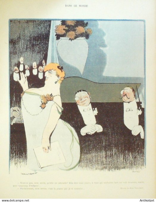 Le Rire 1904-06-25 #  73 Journal humoristique Ed.Originale Coupe Gordon-Bennett