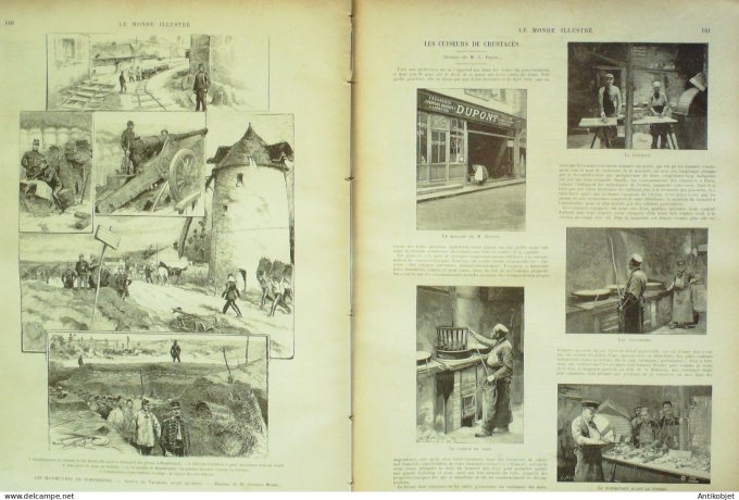 Le Monde illustré 1894 n°1954 Ecouen (95) Vaujours (93) Angleterre Stowe House