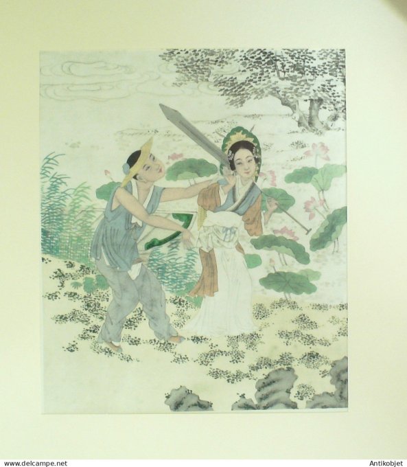 Estampe Chinoise scène érotique 49