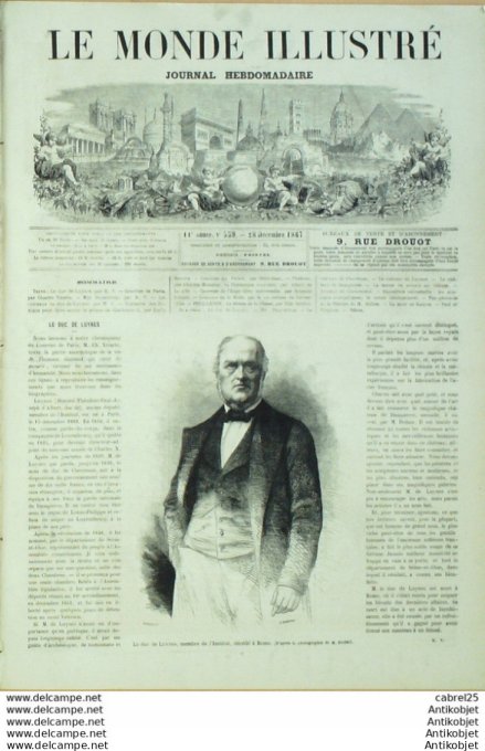 Le Monde illustré 1867 n°559 Chevreuse (60) Angleterre Londres Clarkenwel Orléans (45) Dampierre (39