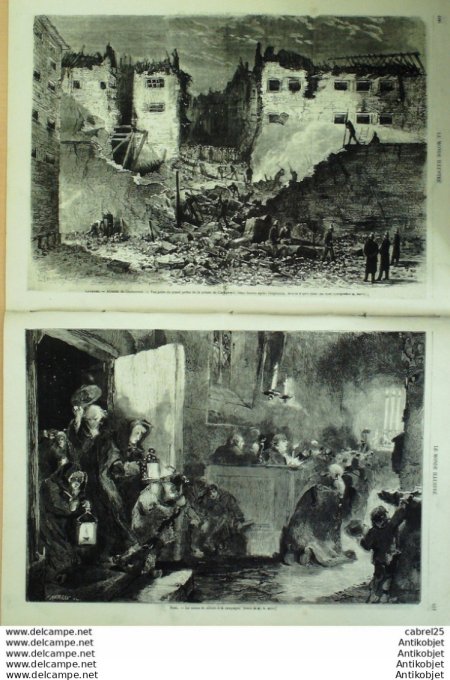 Le Monde illustré 1867 n°559 Chevreuse (60) Angleterre Londres Clarkenwel Orléans (45) Dampierre (39