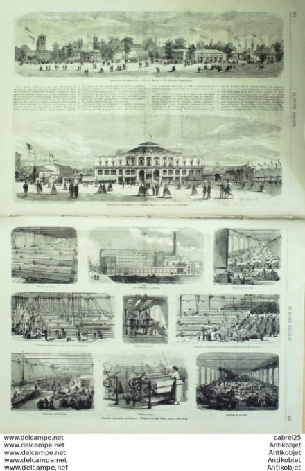 Le Monde illustré 1867 n°559 Chevreuse (60) Angleterre Londres Clarkenwel Orléans (45) Dampierre (39