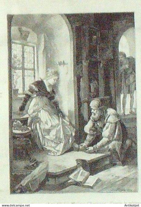 Le Monde illustré 1886 n°1547 Saint-Jean-de-Losne (21) Belgique Charleroi Hans Sachs