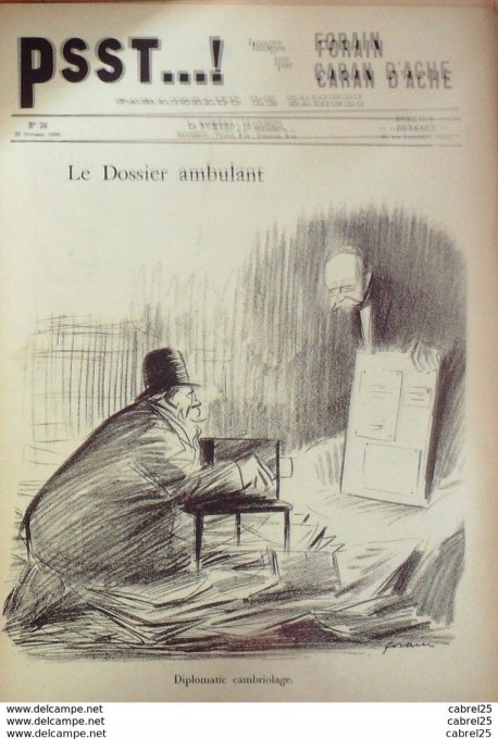 PSST 1898 n°38-Caran d'Ache,Forain-BRISSON, FACHODA