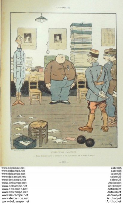 La Baionnette 1918 # 168 (Les Idoines) Hass Arnac Andral Baille Genty Delaw