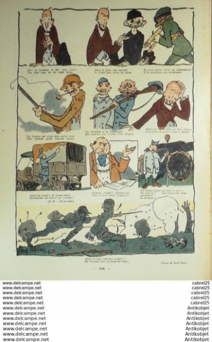 La Baionnette 1918 # 168 (Les Idoines) Hass Arnac Andral Baille Genty Delaw