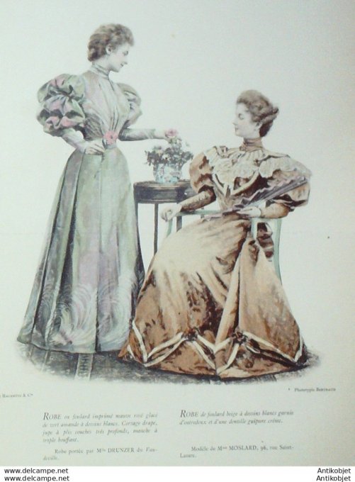 La Mode pratique 1894 # 27 Robes de foulard