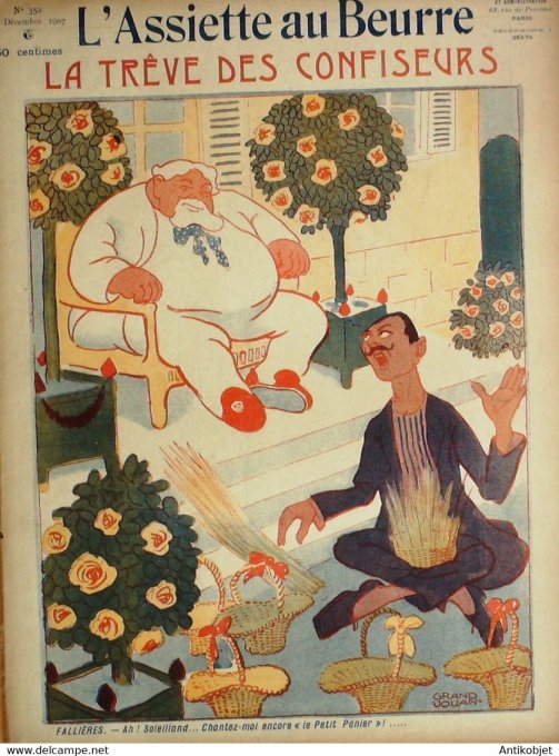 L'Assiette au beurre 1907 n°352 La trêve des confiseurs Grandjouan