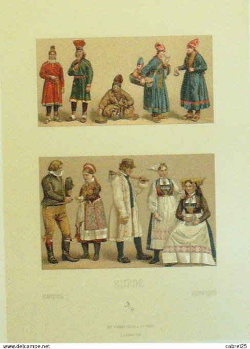 Suède Lapons Dalecarlie Scanie Bergen diocèse