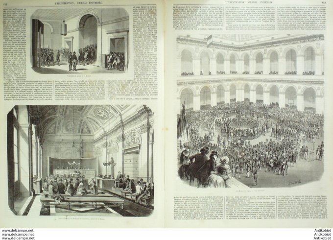 L'Illustration 1850 n°393 Etats-Unis CALIFORNIE CLAREMONT (41) Autriche FROHSDORF