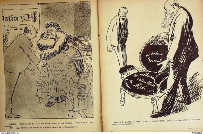 L'Assiette au beurre 1907 n°352 La trêve des confiseurs Grandjouan